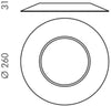 Proiettore per esterni LED Simes Over-All - Circuito 9 LED