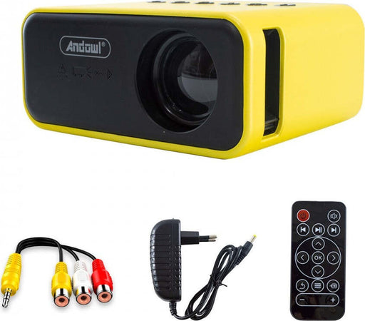 Proiettore Portatile Mini Ultra Hd Con Telecomando Compatibile Con Android E Ios Elettronica/Home Cinema TV e video/Proiettori Trade Shop italia - Napoli, Commerciovirtuoso.it