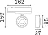 Proiettore-Pov-Metallo-Nero-Led-22W-3000K-Luce-Calda