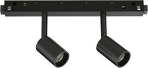 Proiettore-Regolabile-Dali-Ego-Alluminio-Nero-2-Luci-Led-5W-3000K-Luce-Calda