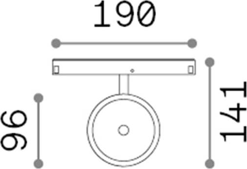 Proiettore-Regolabile-Ego-Alluminio-Nero-1-Luce-9W-3000K-Luce-Calda-1-10V