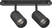 Proiettore-Regolabile-On-Off-Ego-Alluminio-Nero-2-Luci-Led-16W-3000K-Luce-Calda