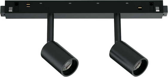 Proiettore-Regolabile-On-Off-Ego-Alluminio-Nero-2-Luci-Led-5W-3000K-Luce-Calda