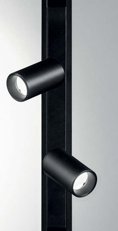 Proiettore-Regolabile-On-Off-Ego-Alluminio-Nero-2-Luci-Led-5W-3000K-Luce-Calda