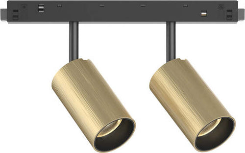 Proiettore-Regolabile-On-Off-Ego-Alluminio-Ottone-2-Luci-Led-16W-3000K