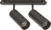 Proiettore-Regolaile-Dali-Ego-Alluminio-Nero-2-Luci-24W-3000K-Luce-Calda