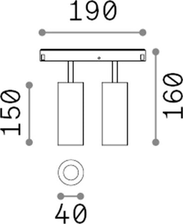 Proiettore-Regolaile-Ego-Alluminio-Bianco-2-Luci-24W-3000K-Luce-Calda-1-10W