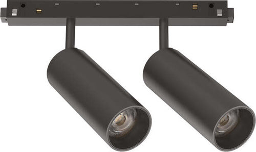 Proiettore-Regolaile-Ego-Alluminio-Nero-2-Luci-24W-3000K-Luce-Calda-1-10W
