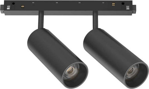 Proiettore-Regolaile-On-Off-Ego-Alluminio-Nero-2-Luci-24W-3000K-Luce-Calda