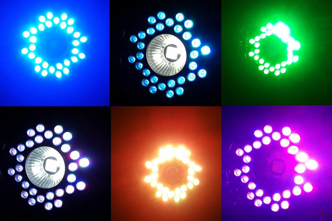 PROIETTORE RGBW FARO LED COB DMX RGBW 31 LED STROBO EFFETTO DISCO FARETTO LUCE Strumenti Musicali/Sonorizzazione e palcoscenico/Illuminazione/Dispositivi per effetti luce Trade Shop italia - Napoli, Commerciovirtuoso.it