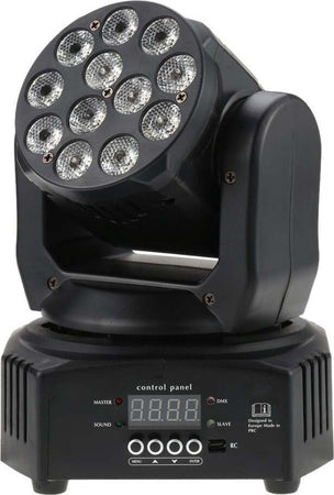 PROIETTORE TESTA MOBILE ROTANTE EFFETTI LUCE DISCOTECA DMX 512 RGB 18 LED 52W Strumenti Musicali/Sonorizzazione e palcoscenico/Illuminazione/Dispositivi per effetti luce Trade Shop italia - Napoli, Commerciovirtuoso.it