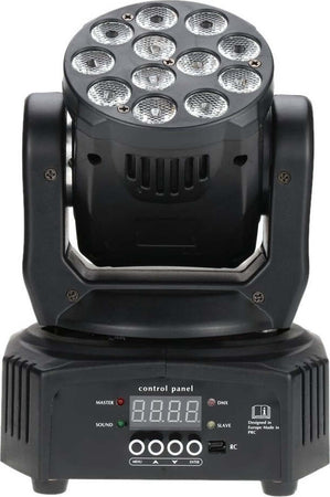 PROIETTORE TESTA MOBILE ROTANTE EFFETTI LUCE DISCOTECA DMX 512 RGB 18 LED 52W Strumenti Musicali/Sonorizzazione e palcoscenico/Illuminazione/Dispositivi per effetti luce Trade Shop italia - Napoli, Commerciovirtuoso.it