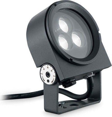 Proiettore-Ulex-Alluminio-Antracite-Led-8,5W-3000K-Luce-Calda