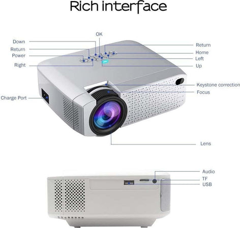 Proiettore Wifi Led Proiezione 36-150 Pollici 5600 Lumen Usb Hdmi Vga Sd Q-a16b Elettronica/Home Cinema TV e video/Proiettori Trade Shop italia - Napoli, Commerciovirtuoso.it