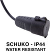 PROLUNGA ADATTATORE 10 METRI CON SPINA CEE E PRESA STANDARD TEDESCO - CAVO 3G1.5 - IP44