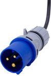 PROLUNGA ADATTATORE 5 METRI CON SPINA CEE E PRESA STANDARD TEDESCO - CAVO 3G1.5 - IP44