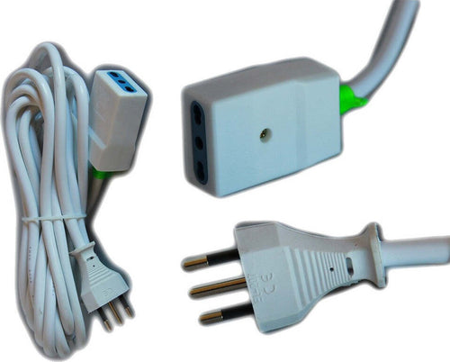 Prolunga Corrente Elettrica Cavo 3 5 10 Metri 220v Bipasso Spina Italiana Presa Materiale Elettrico > Multiprese e Avvolgicavo Trade Shop italia - Napoli, Commerciovirtuoso.it