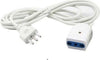 PROLUNGA CORRENTE ELETTRICA CAVO 3-5-10 METRI 250V BIPASSO PRESA BIANCA Fai da te/Materiale elettrico/Prolunghe Zencoccostore - Formia, Commerciovirtuoso.it