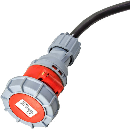 PROLUNGA ELETTRICA TRIFASE 4 POLI INDUSTRIALE PROFESSIONALE DA 20 METRI - CAVO IN NEOPRENE 4G2.5
