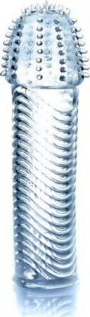 Prolunga Fallica Elastica Realgoos® Super Stretch Penis Sleeve In Tpe Trasparente Con Stimolatori sulla punta Salute e cura della persona/Erotismo e contraccezione/Sex toys/Guaine e prolunghe per il pene Kondorama - Martinsicuro, Commerciovirtuoso.it