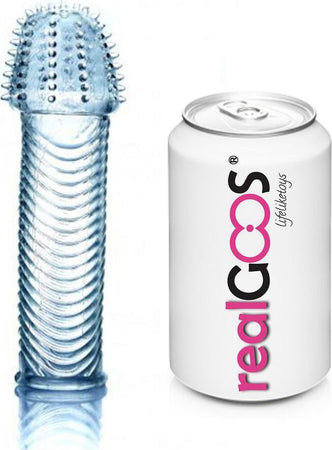 Prolunga Fallica Elastica Realgoos® Super Stretch Penis Sleeve In Tpe Trasparente Con Stimolatori sulla punta Salute e cura della persona/Erotismo e contraccezione/Sex toys/Guaine e prolunghe per il pene Kondorama - Martinsicuro, Commerciovirtuoso.it