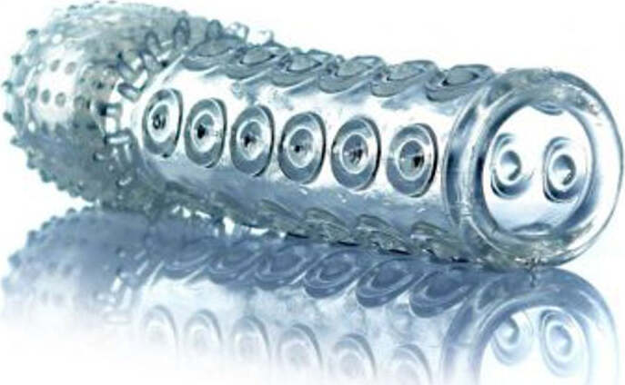 Prolunga Fallica Elastica Realgoos® Super Stretch Penis Sleeve In TPE Trasparente Con Stimolatori Salute e cura della persona/Erotismo e contraccezione/Sex toys/Guaine e prolunghe per il pene Kondorama - Martinsicuro, Commerciovirtuoso.it