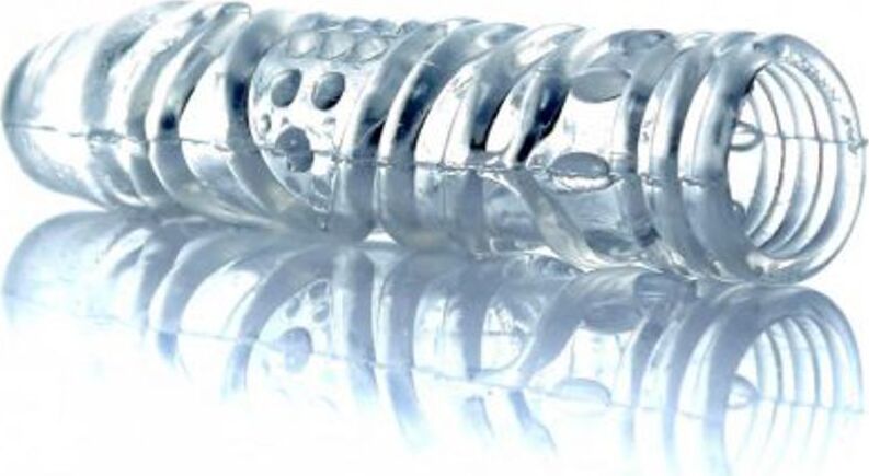Prolunga Fallica Elastica Realgoos® Super Stretch Penis Sleeve In TPE Trasparente Con Stimolatori Salute e cura della persona/Erotismo e contraccezione/Sex toys/Guaine e prolunghe per il pene Kondorama - Martinsicuro, Commerciovirtuoso.it