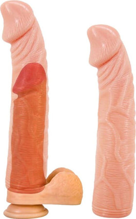 Prolunga Fallica Realgoos® In Morbido TPR Super Elastico Color Carne 190 X 35 mm Massimo piacere Salute e cura della persona/Erotismo e contraccezione/Sex toys/Guaine e prolunghe per il pene Kondorama - Martinsicuro, Commerciovirtuoso.it