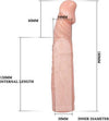 Prolunga Fallica Vibrante In Morbido TPR Realgoos® Super Elastico Color Carne 180 X 34mm Salute e cura della persona/Erotismo e contraccezione/Sex toys/Guaine e prolunghe per il pene Kondorama - Martinsicuro, Commerciovirtuoso.it