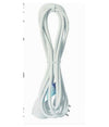 Prolunga Lineare Cavo 5mt 90° Con Spina 16a Presa Universale Schuko Bianca 83288