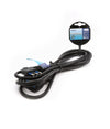 Prolunga Lineare Nera Spina 10a 2p+t + Presa 10a 2p+t Uscita Cavo 3 Mt 90° 83279