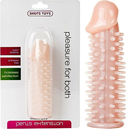 Prolunga Pene morbida Realistica Penis Extension Shots Toys con Rilievi piacere per entrambi 20,6 cm Salute e cura della persona/Erotismo e contraccezione/Sex toys/Guaine e prolunghe per il pene Kondorama - Martinsicuro, Commerciovirtuoso.it