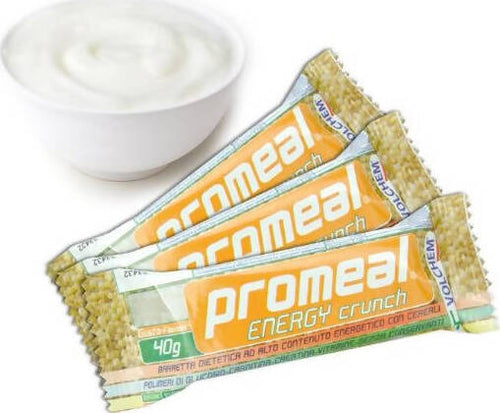 Promeal Energy Crunch yogurt barrette energetiche 40 gr Volchem, confezione da 30 pezzi barrette dietetiche Non solo caffè online - Albano Laziale, Commerciovirtuoso.it