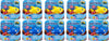 Promo 10 Pezzi Mixed 5 Gialli e 5 Blu Pinkfong Baby Shark Giocattolo da Bagno Canta e Nuota a Batteria per Bambini +18 Mesi - Rivenditore