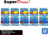 Promo 10 Pezzi Mixed 5 Gialli e 5 Blu Pinkfong Baby Shark Giocattolo da Bagno Canta e Nuota a Batteria per Bambini +18 Mesi - Rivenditore