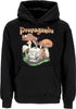 PROPAGANDA-Felpa-Cappuccio-Uomo-Amanita-Hoodie-Black-da-uomo