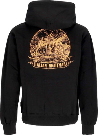 PROPAGANDA-Felpa-Cappuccio-Uomo-Burn-Hoodie-Black-da-uomo