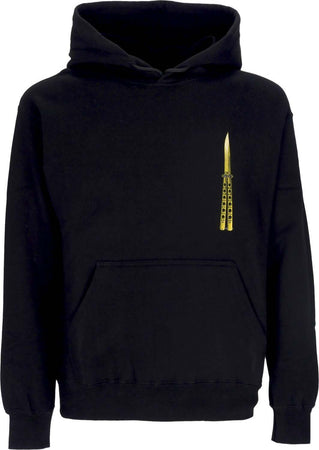 PROPAGANDA-Felpa-Cappuccio-Uomo-Butterfly-Hoodie-Black-da-uomo