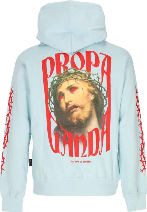 PROPAGANDA-Felpa-Cappuccio-Uomo-Crown-Hoodie-Sugar-da-uomo