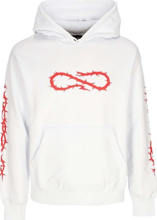 PROPAGANDA-Felpa-Cappuccio-Uomo-Crown-Hoodie-White-da-uomo