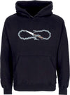 PROPAGANDA-Felpa-Cappuccio-Uomo-Logo-Chain-Hoodie-Black-da-uomo