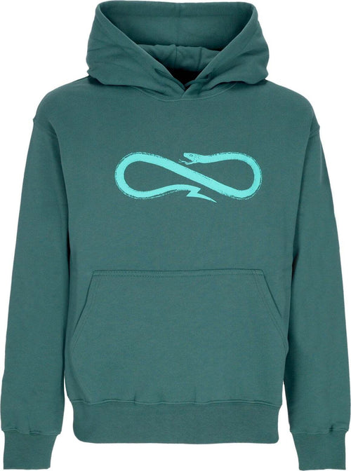 PROPAGANDA-Felpa-Cappuccio-Uomo-Logo-Hoodie-Forest-Green-da-uomo