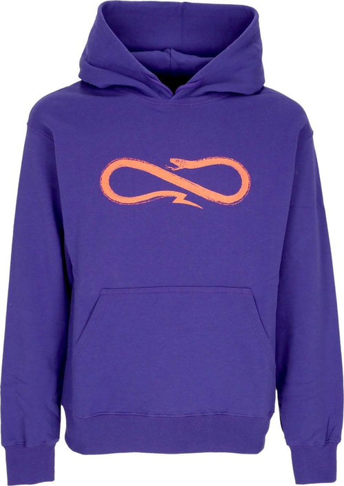 PROPAGANDA-Felpa-Cappuccio-Uomo-Logo-Hoodie-Violet-da-uomo