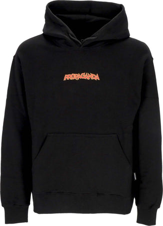 PROPAGANDA-Felpa-Cappuccio-Uomo-Melt-Hoodie-Black-da-uomo