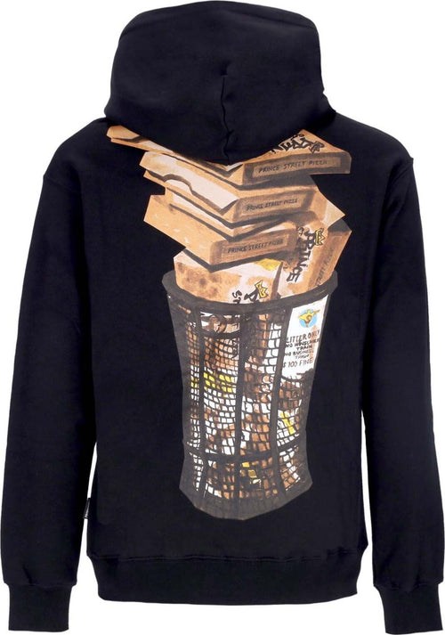 PROPAGANDA-Felpa-Cappuccio-Uomo-Prince-Hoodie-Black-da-uomo