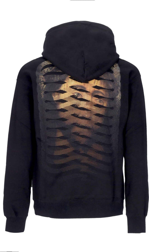 PROPAGANDA-Felpa-Cappuccio-Uomo-Ribs-God-Hoodie-Black-da-uomo