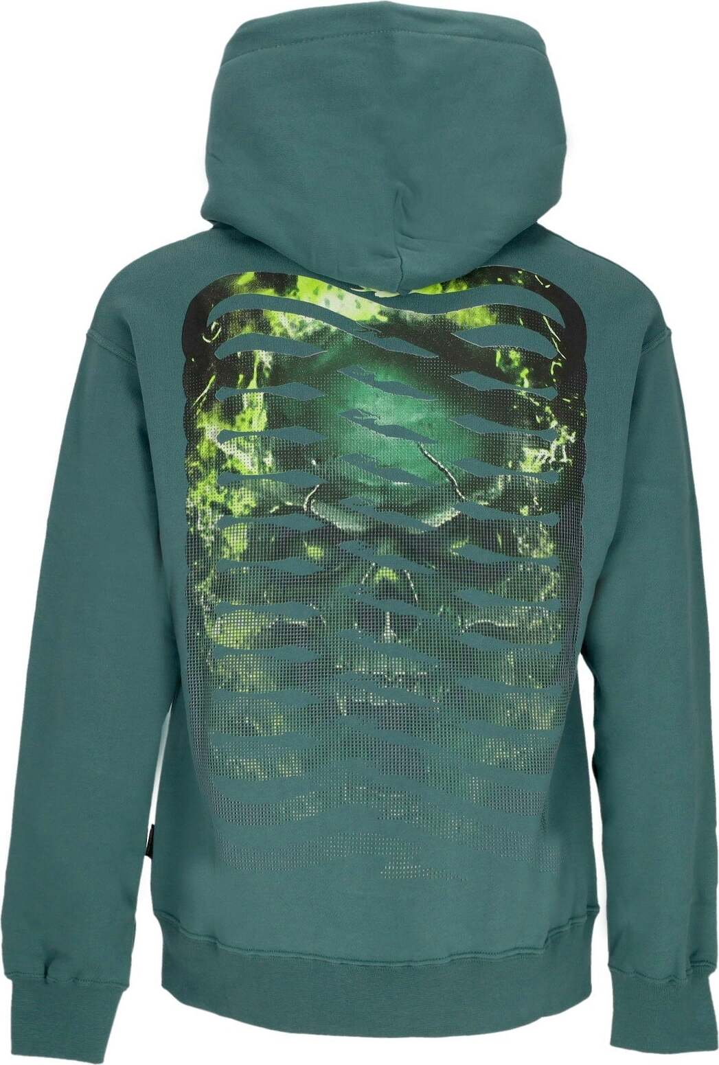 PROPAGANDA Felpa Cappuccio Uomo Ribs Oxide Hoodie Forest da uomo