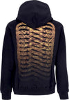 PROPAGANDA-Felpa-Cappuccio-Uomo-Ribs-Skin-Hoodie-Black-da-uomo