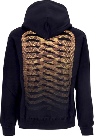 PROPAGANDA-Felpa-Cappuccio-Uomo-Ribs-Skin-Hoodie-Black-da-uomo
