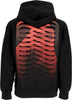 PROPAGANDA-Felpa-Cappuccio-Uomo-Ribs-Suspiria-Hoodie-Black-da-uomo